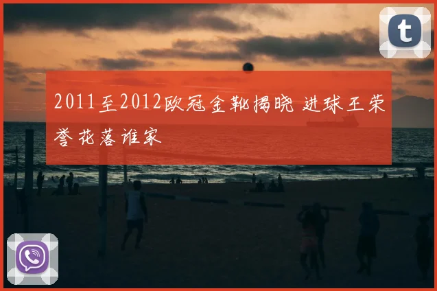 2011至2012欧冠金靴揭晓 进球王荣誉花落谁家